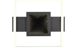 Wheeler Plafond LED fyrkantig mattsvart 3000K