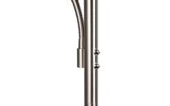 Willis Golvlampa LED med läslampa i borstat stål