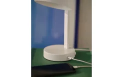 Wilmer Skrivbordslampa med USB 33cm Vit