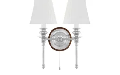 Wivallius - Förnicklad / Brytare / Brunt fäste