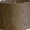Wood Lampskärm Låg Ø36cm Brun