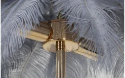 Yoga Bordslampa Palm 60cm Grå/Guld