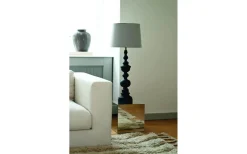 Yorkshire Lampfot 46cm Antik Svart