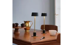 Yoyo Uppladdningsbar Bordslampa 33cm LED 3000K 5,2W Svart/Mässing