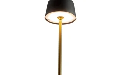 Yoyo Uppladdningsbar Bordslampa 33cm LED 3000K 5,2W Svart/Mässing