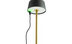 Yoyo Uppladdningsbar Bordslampa 33cm LED 3000K 5,2W Svart/Mässing