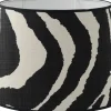 Zebra Lampskärm Ø24cm Svart/Vit