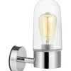 Zen Vägglampa Badrum Krom/Klar IP44
