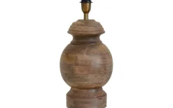 Zenit Lampfot 47cm Åldrat Trä