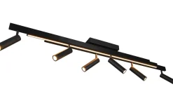 Zeno Spotlight LED 6-delat mattsvart