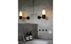 Zeta Vägglampa 23cm Mattsvart IP44