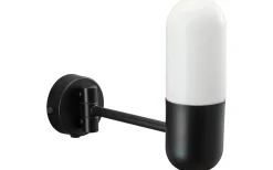 Zeta Vägglampa 23cm Mattsvart IP44