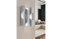 Zinacua Vägglampa LED 3000K 4x4,5W Silver