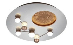 Zodiac Plafond LED i borstat stål