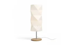 Zumba Bordslampa 47cm Vit/Trä/Krom