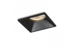 Zuri Sq Infälld Spotlight Svart GU10