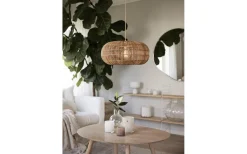 Zuri Taklampa 51cm Natur